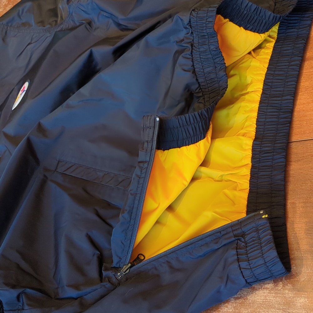 Vintage Reversible NIKE Pittsburgh Steelers Pullover Jacket - Picture 6 of 12